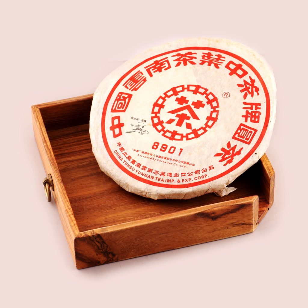 中茶牌8901圓茶
