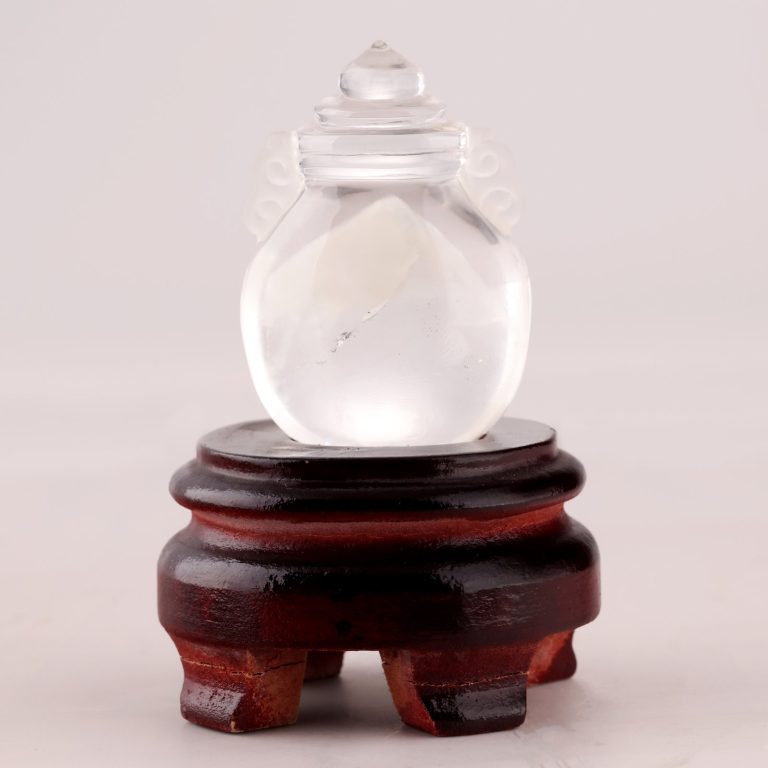 藏品分類 水晶白水晶舍利塔擺件