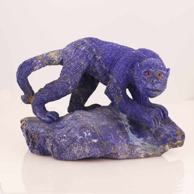 藏品分類 青金石猴子擺件