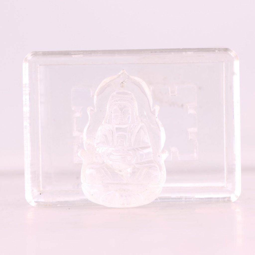 白水晶觀音吊墜