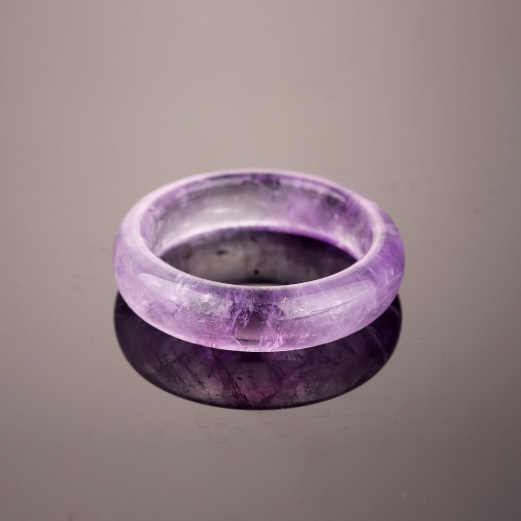紫水晶手鐲（濃紫）