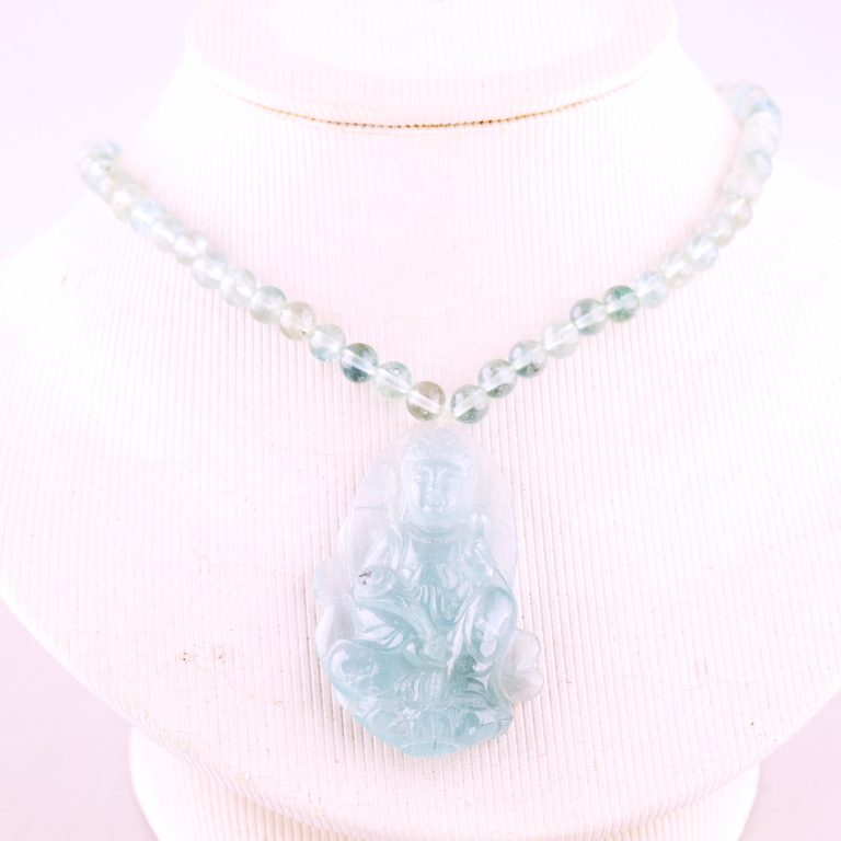 藏品分類 海藍寶觀音吊墜項鏈