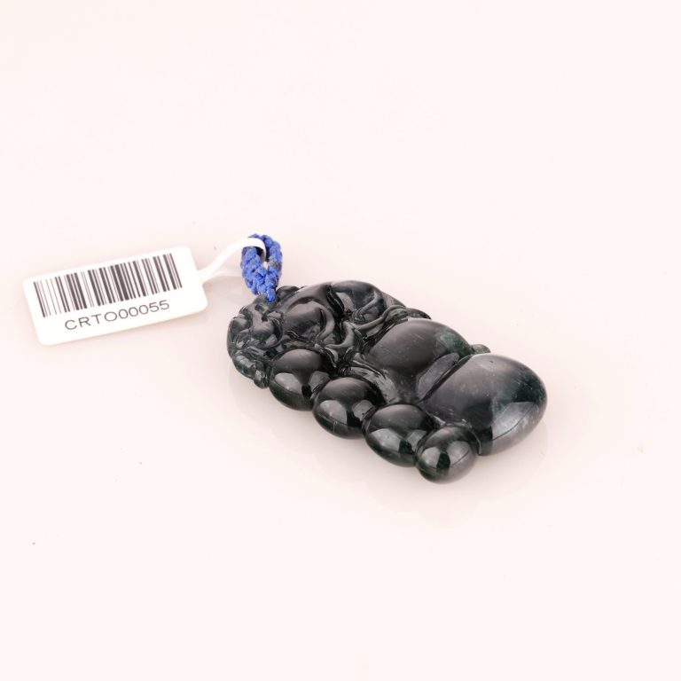 藏品分類 藍綠碧璽貔貅吊墜