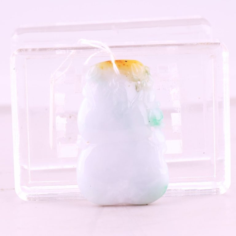 藏品分類 三彩翡翠葫蘆吊墜