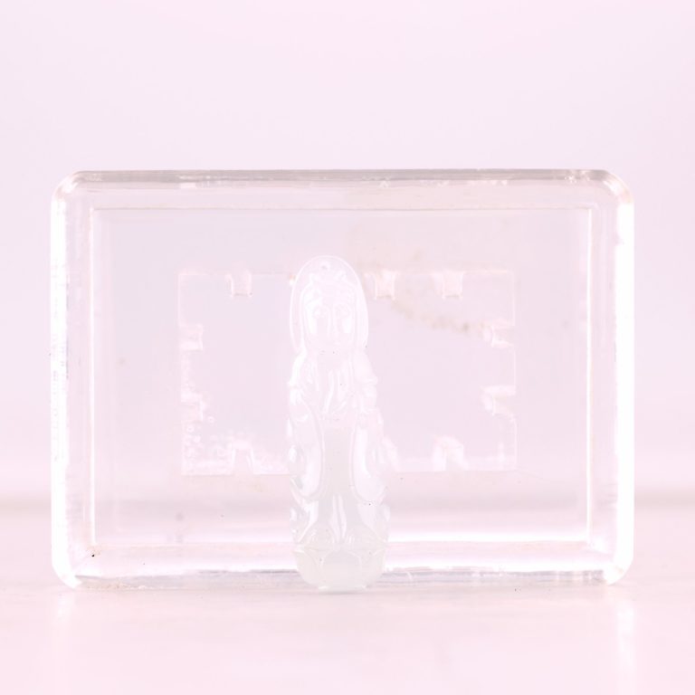 藏品分類 冰種翡翠站觀音吊墜