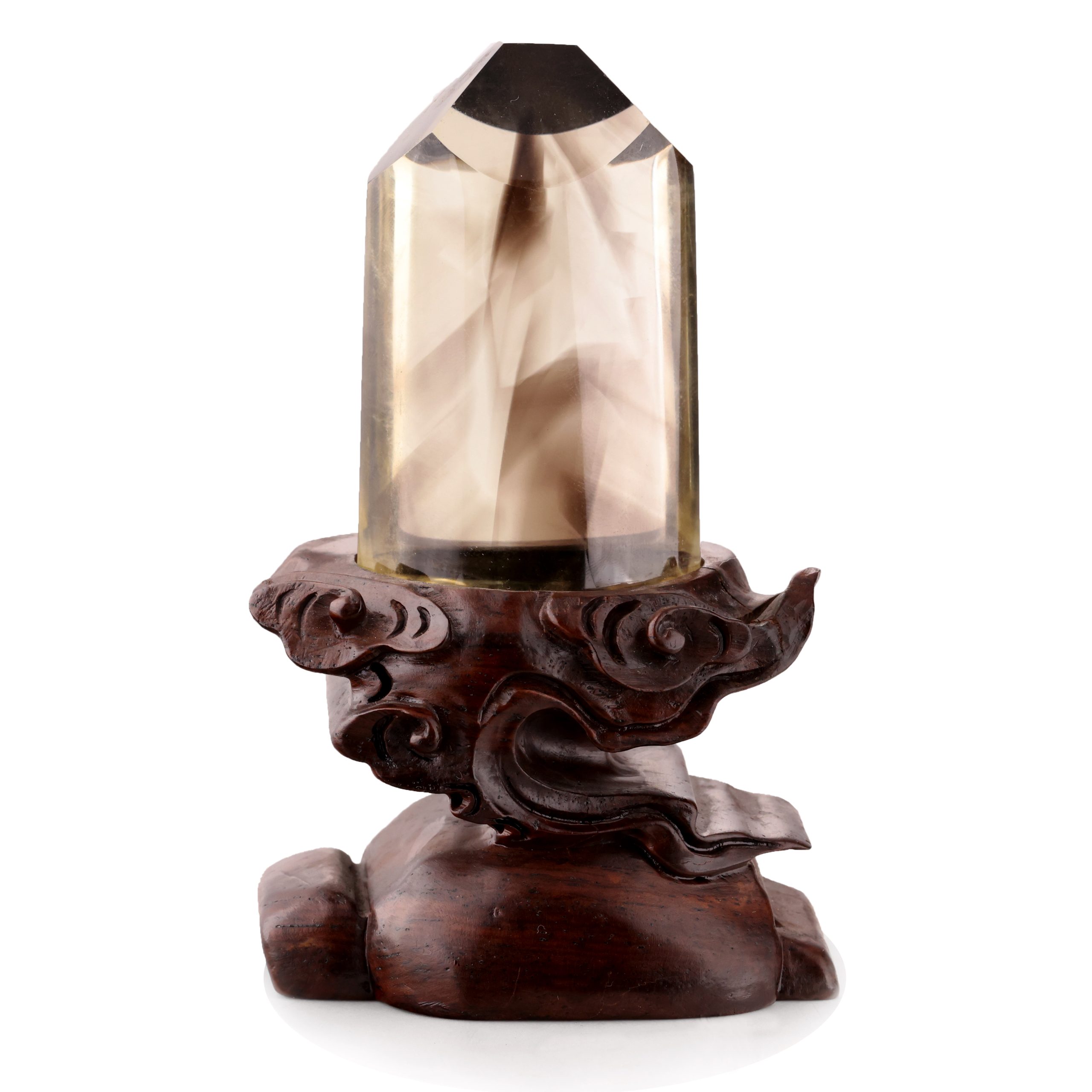 工藝擺件 水晶茶晶內景山景擺件